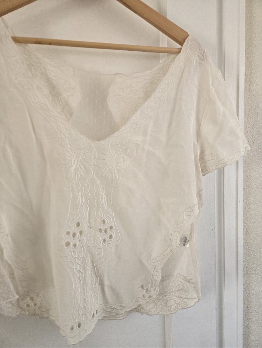 Embroidered Lace Top - Picture 2 of 7